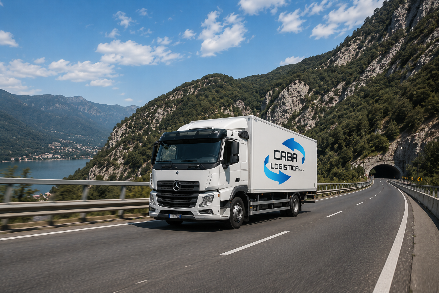 Motrice refrigerata CABA Logistica in transito